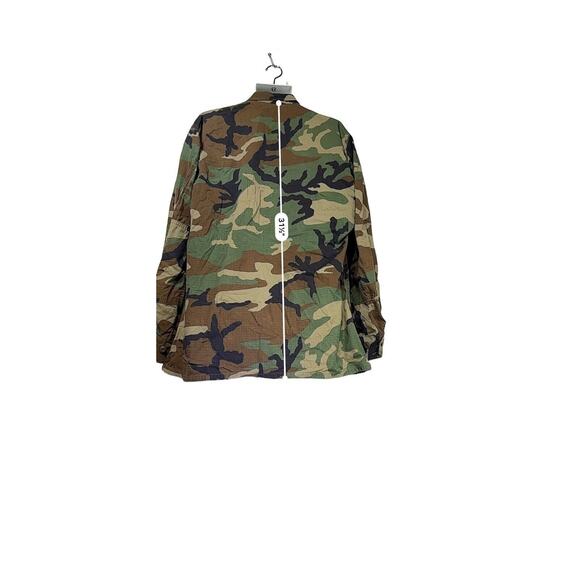 Vintage Army Nato 8090/9404 Large Long Military Button Down Camo Patches Jacket - Picture 3 of 6